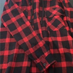 Original Use Red and Black Checkered Shirt